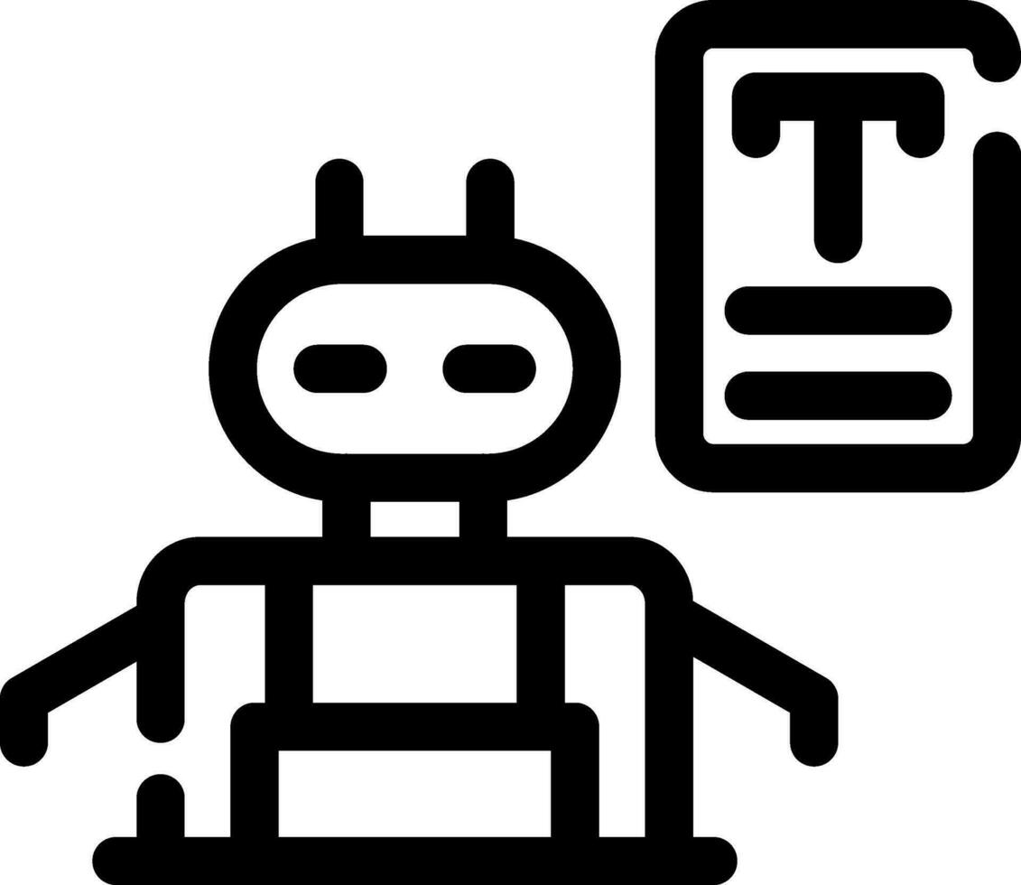 Bots Copywriting Creative Icon Design vector