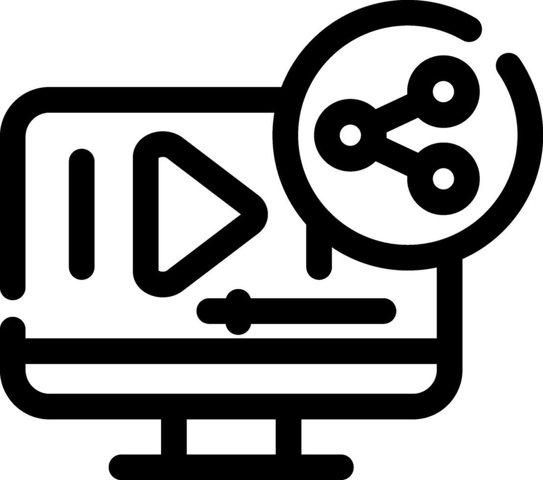 Content Sharing Creative Icon Design vector
