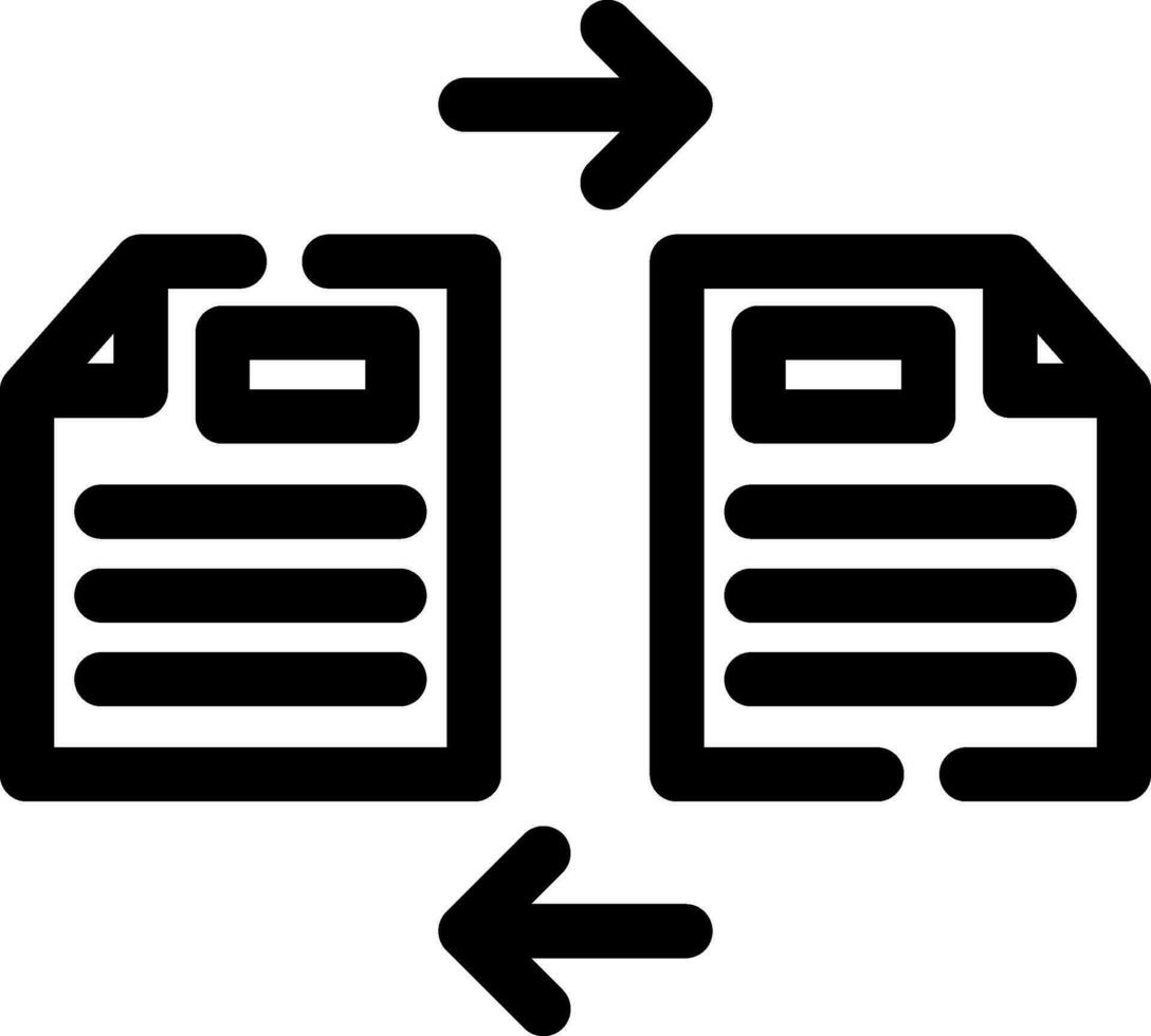 Files Exchange Creative Icon Design vector