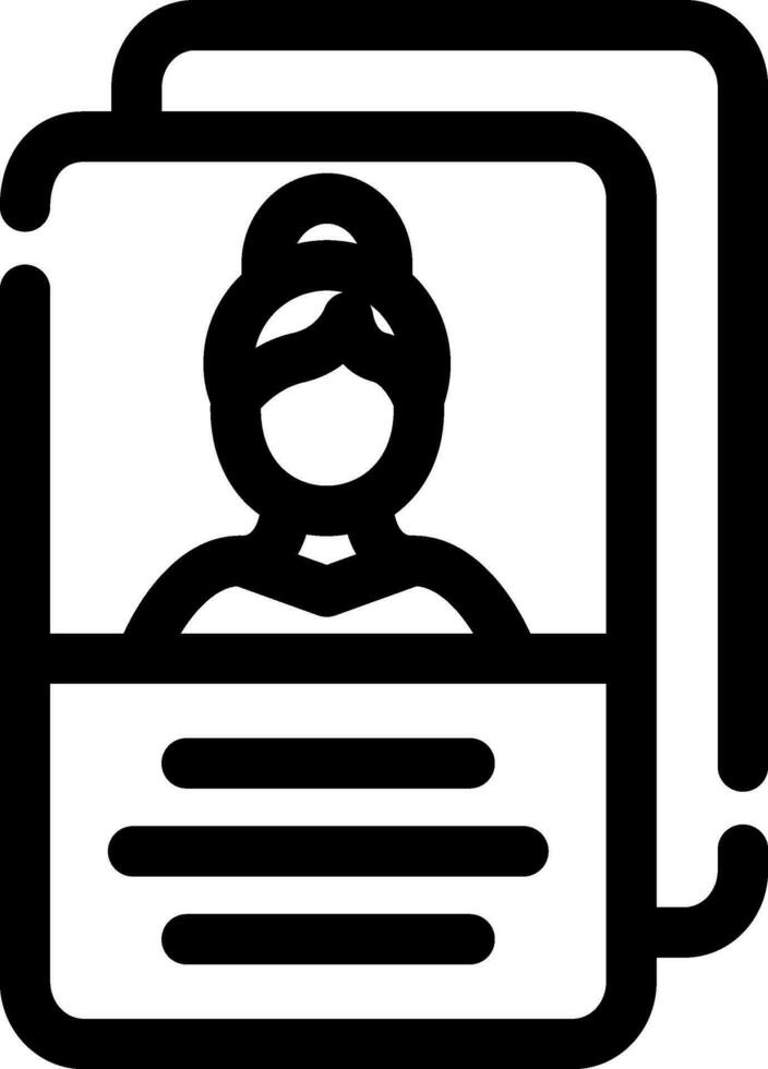 User Persona Creative Icon Design vector