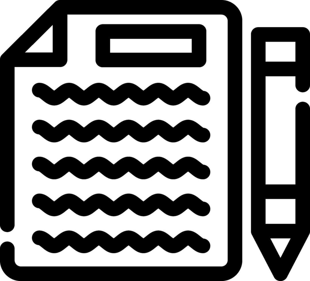 Handwritten Notes Creative Icon Design vector