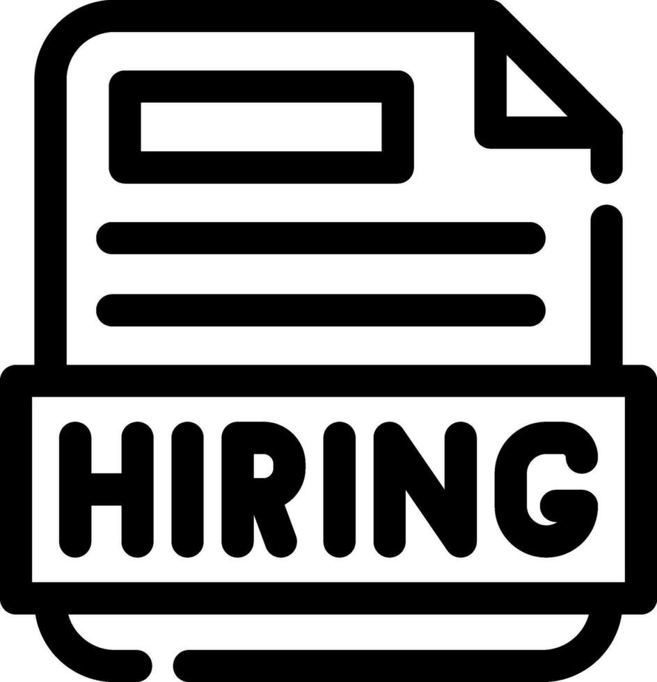 Hiring Creative Icon Design vector