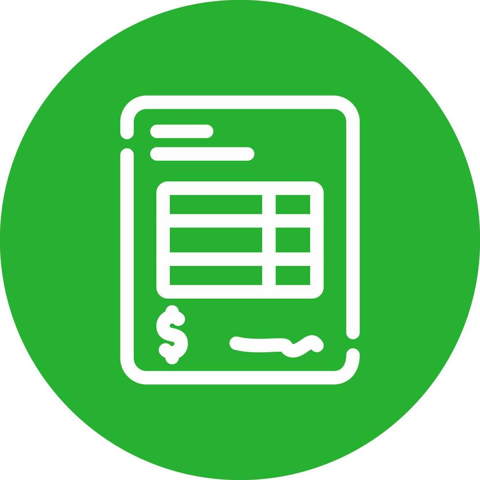 Invoice Creative Icon Design vector