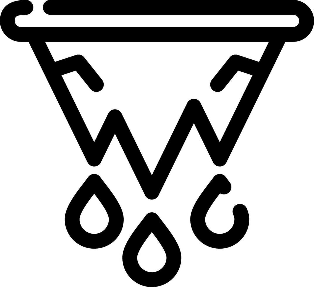 Ice Melting Creative Icon Design vector