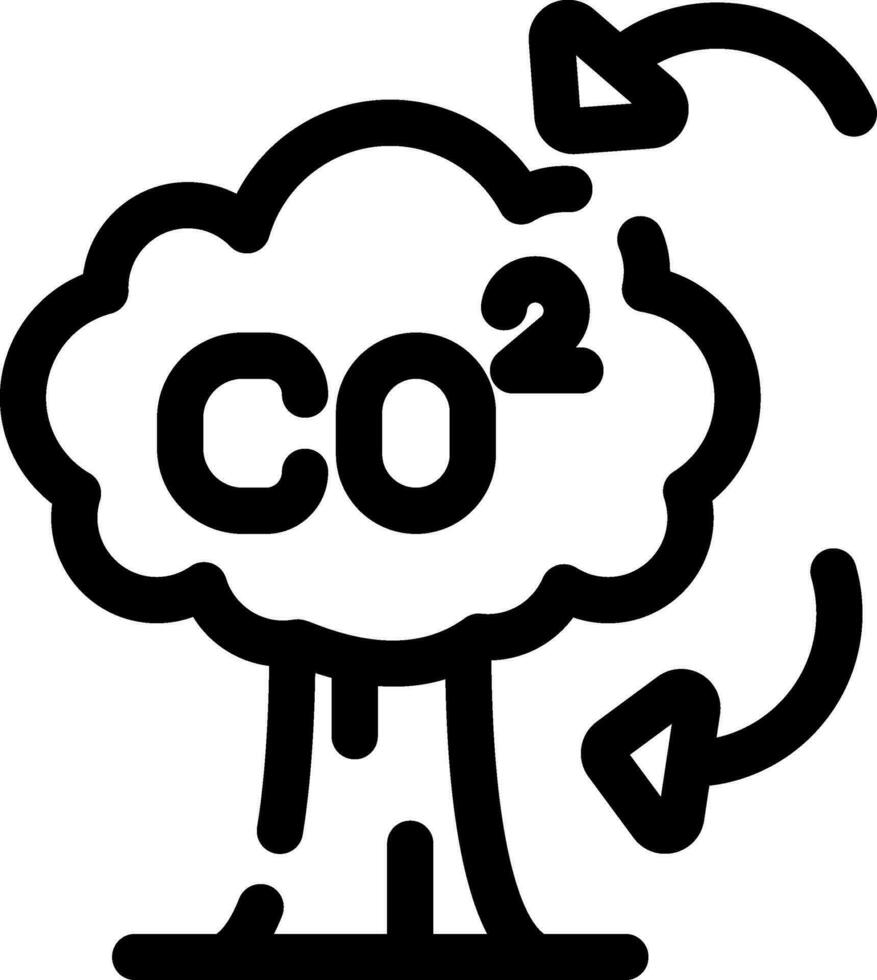 CO2 Creative Icon Design vector