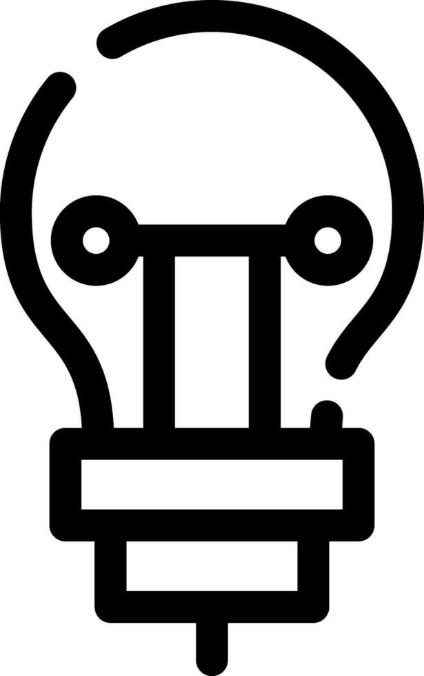 Bulb Creative Icon Design vector