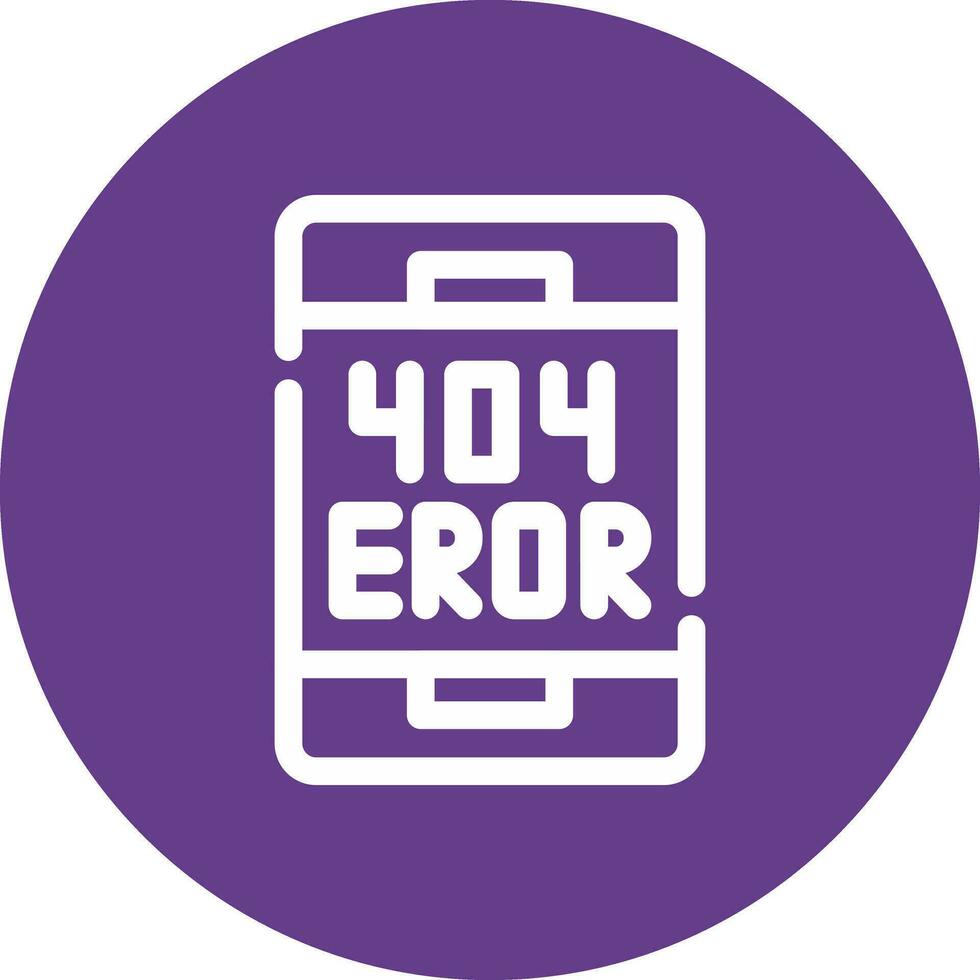 Error Creative Icon Design vector