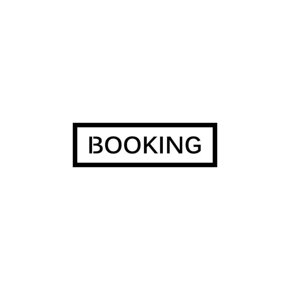 booking icon vector design templates