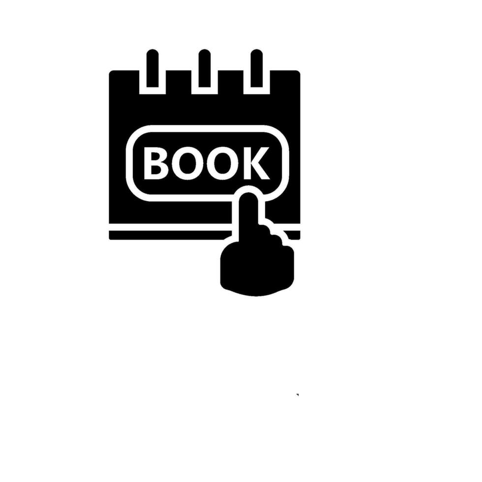 booking icon vector design templates