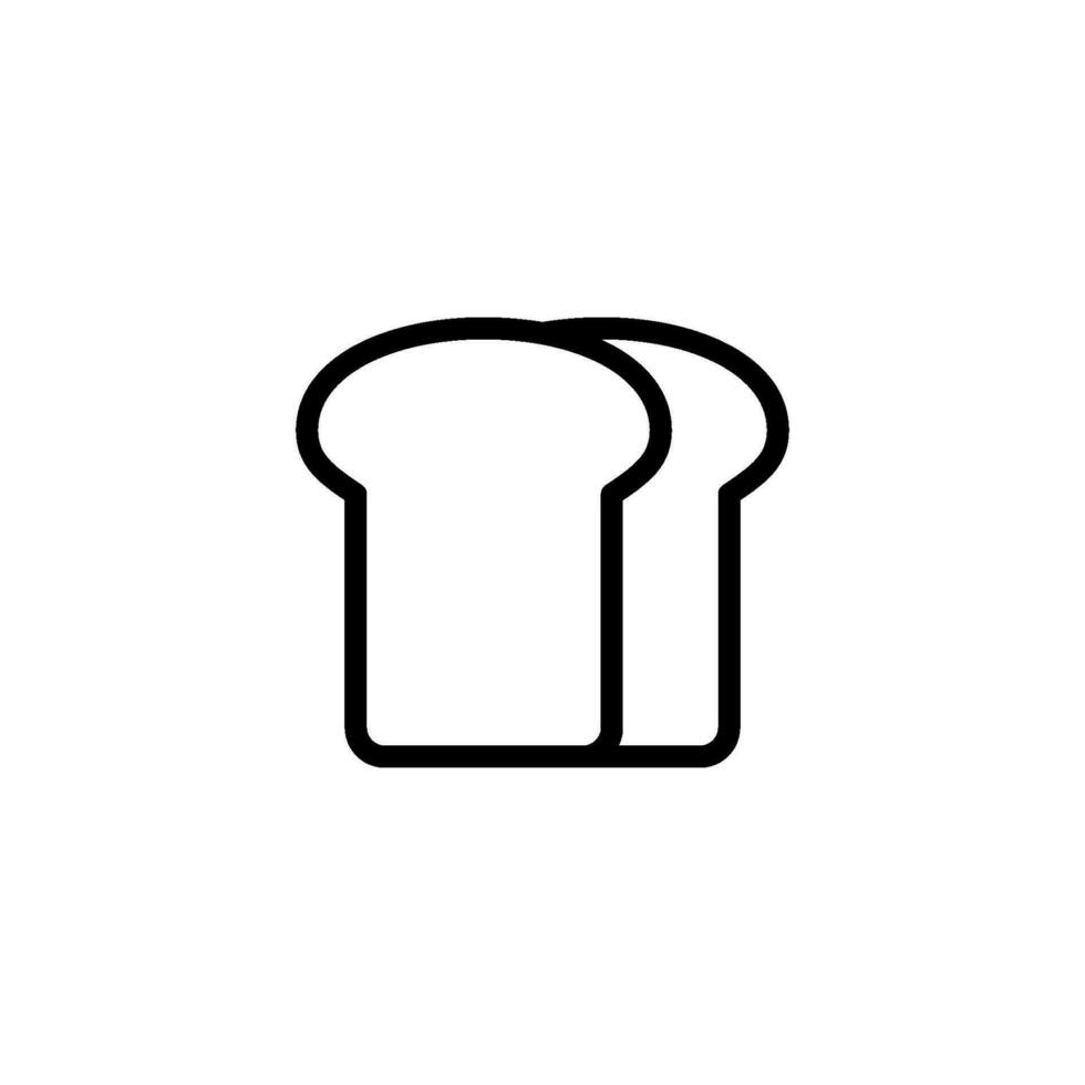 bread icon design vector templates