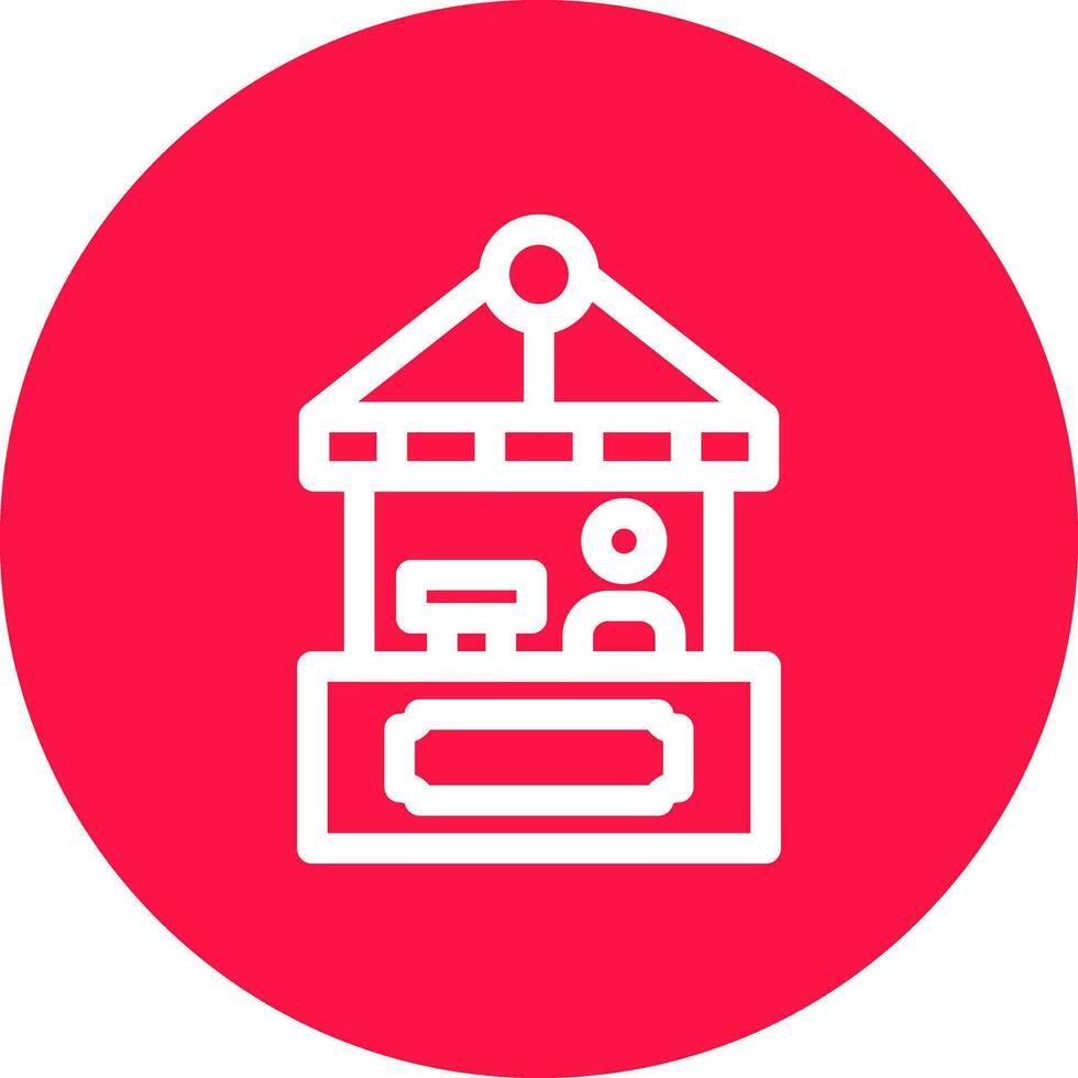 Ticket Office Creative Icon Design vector