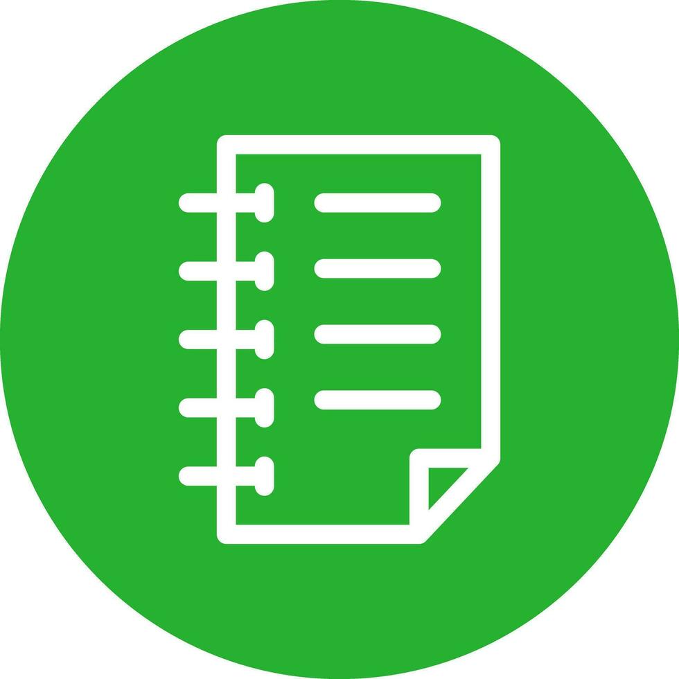 Notebook Creative Icon Design vector