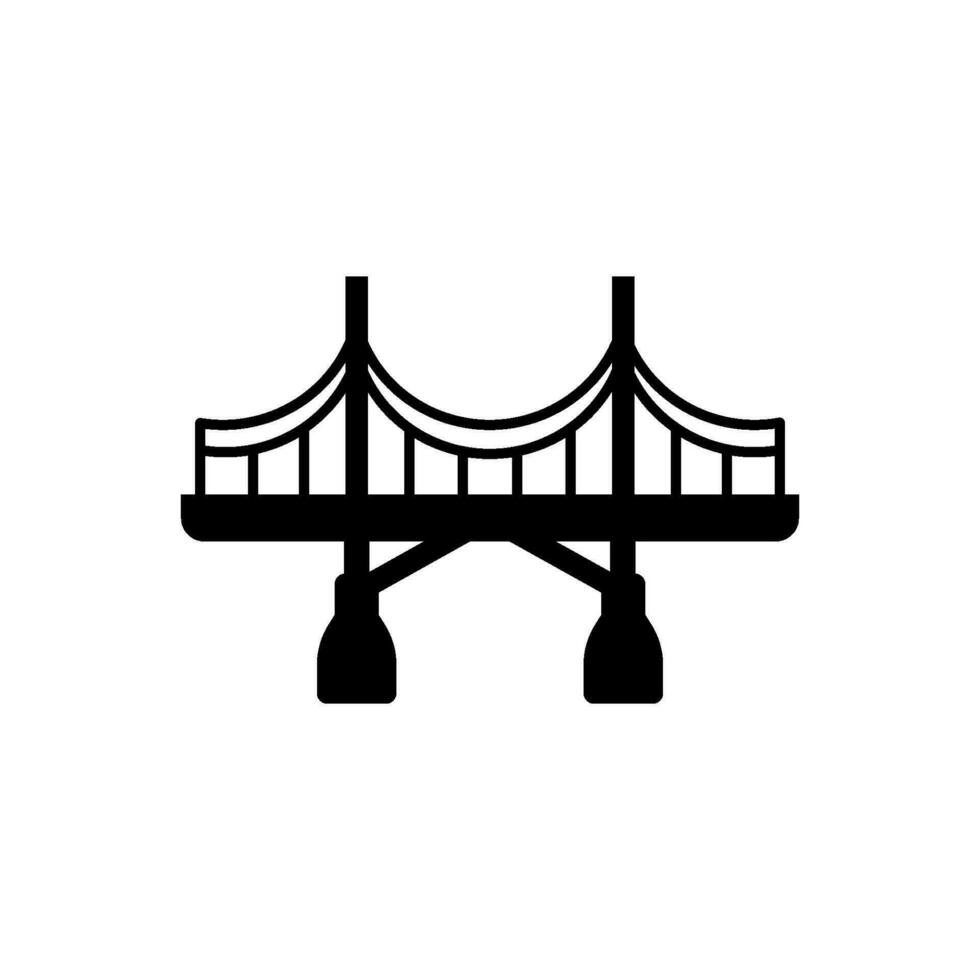 puente icono vector diseño plantillas