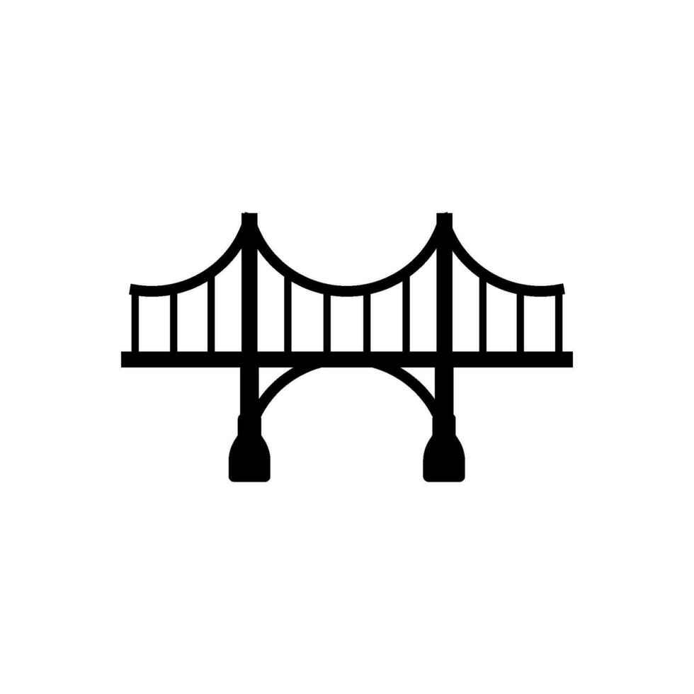 puente icono vector diseño plantillas