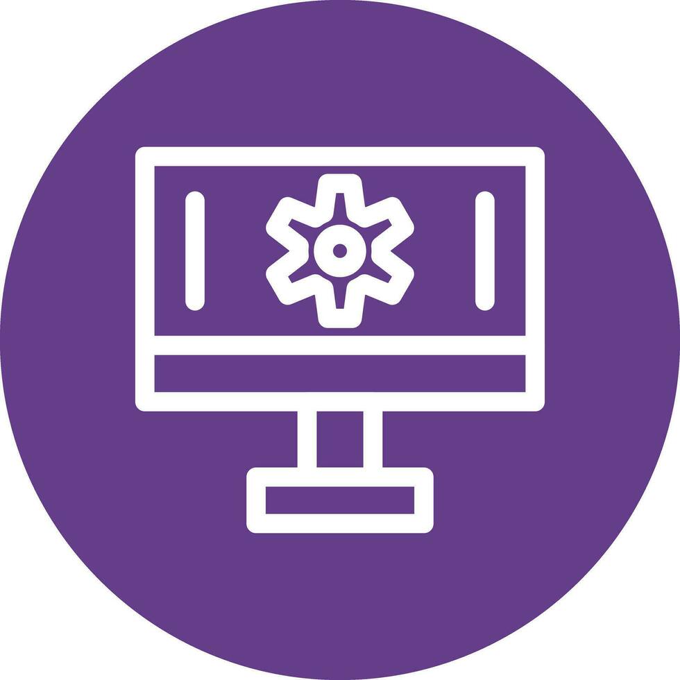 Setting Creative Icon Design vector