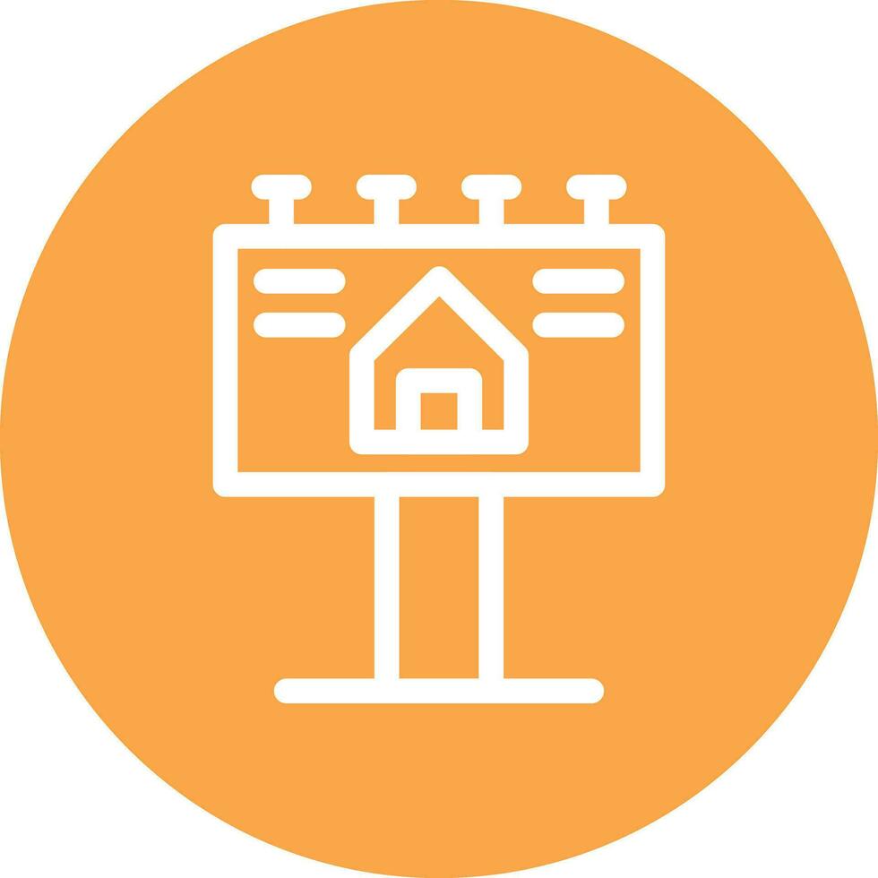 Billboard Creative Icon Design vector