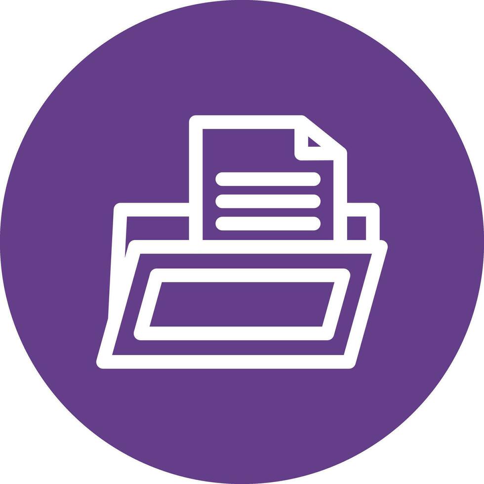 Folder Creative Icon Design vector