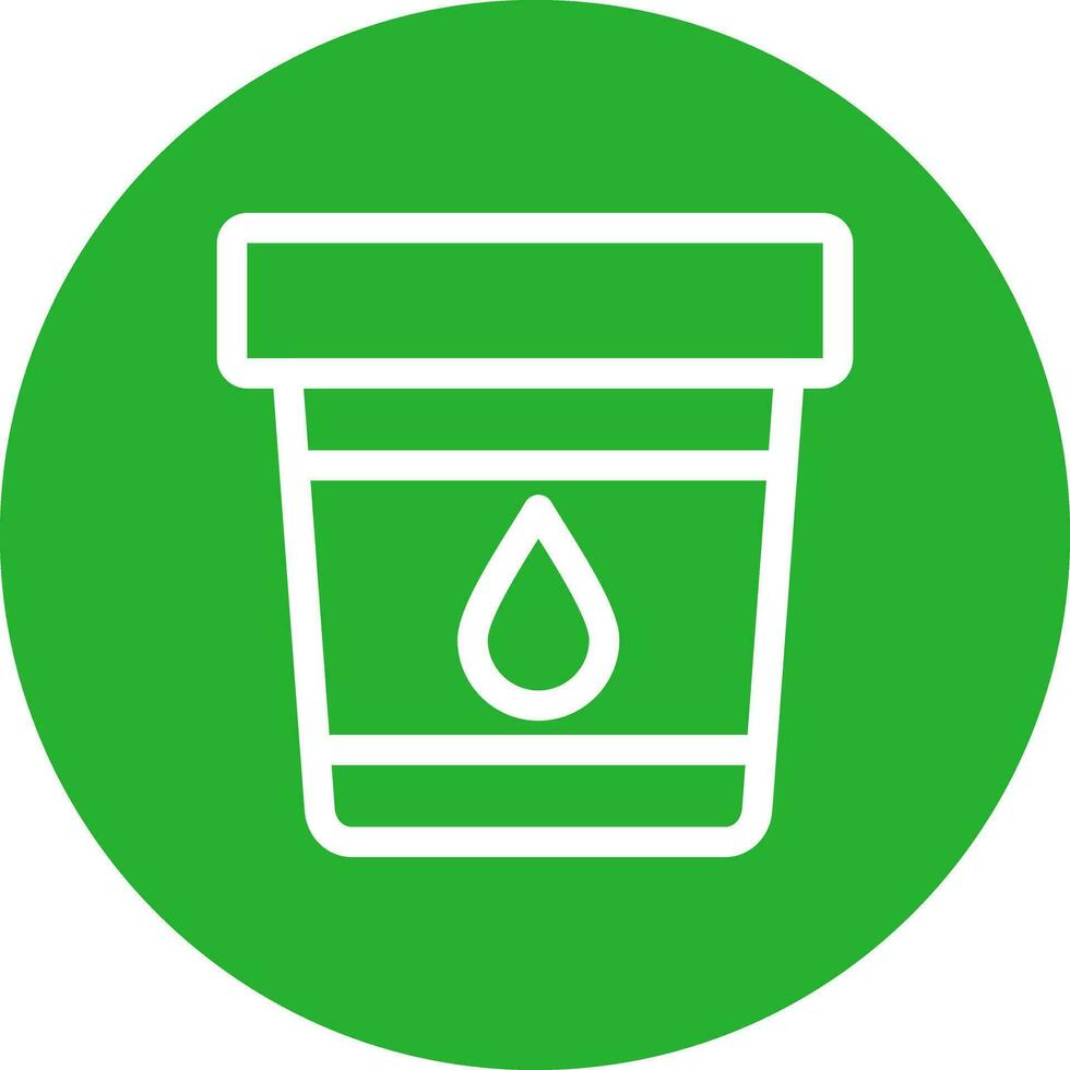 Urine Sample Creative Icon Design vector