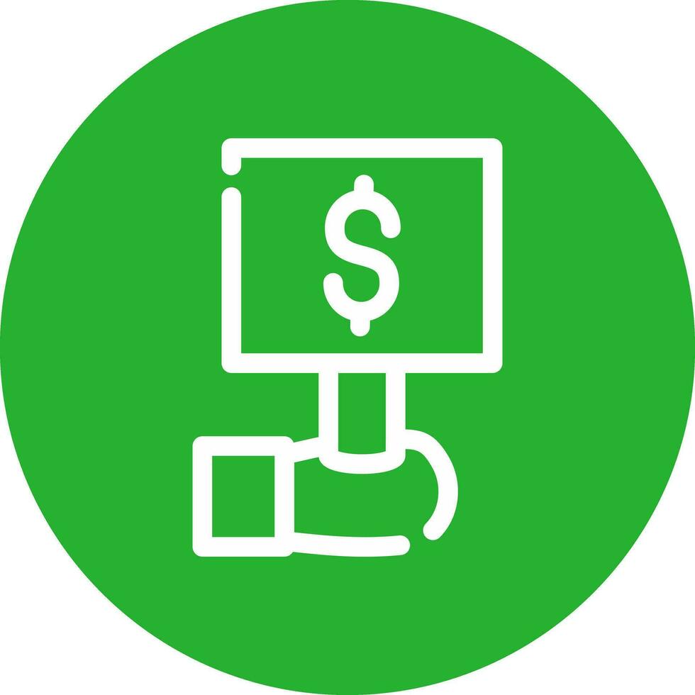 Bidding Creative Icon Design vector