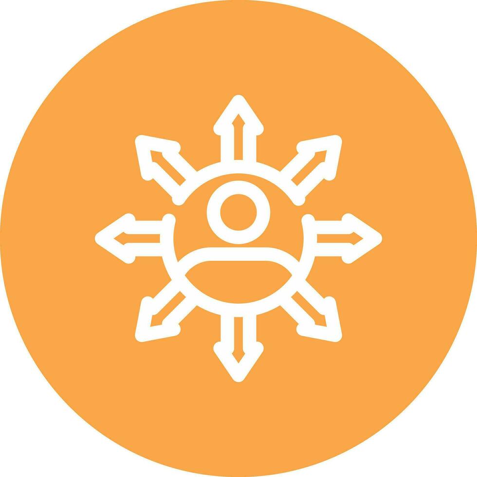 Influence Creative Icon Design vector