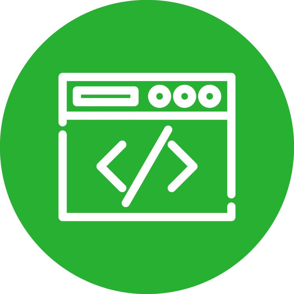 Coding Creative Icon Design vector
