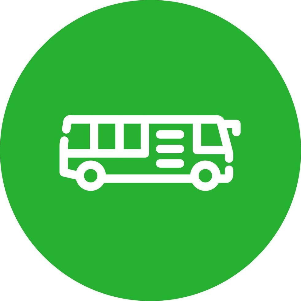 Bus Creative Icon Design vector