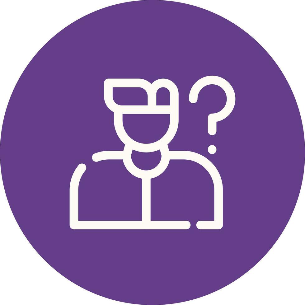 Question Creative Icon Design vector