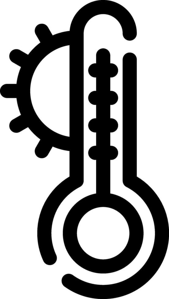 Temperature Creative Icon Design vector