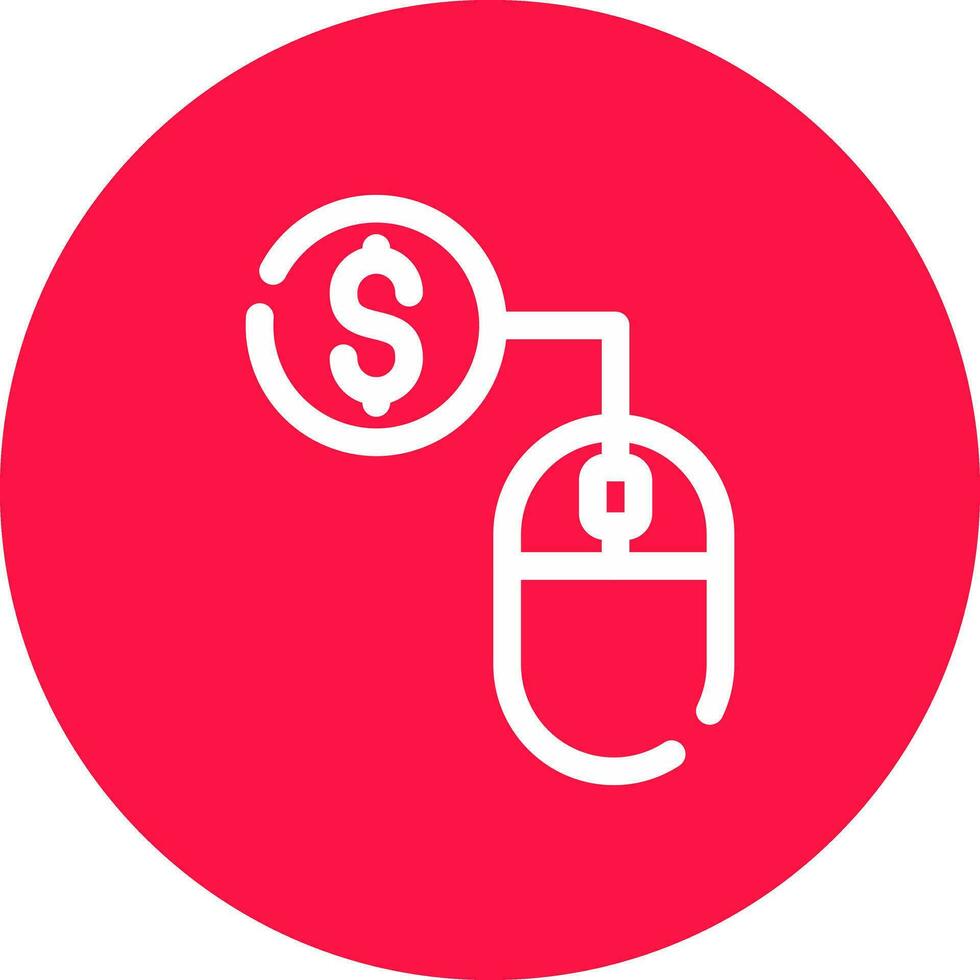 Pay Per Click Creative Icon Design vector