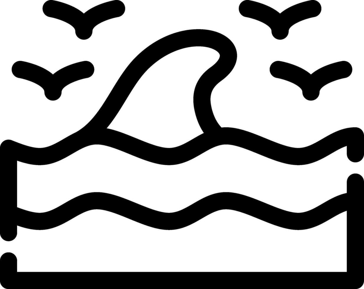 Sea Wave Creative Icon Design vector