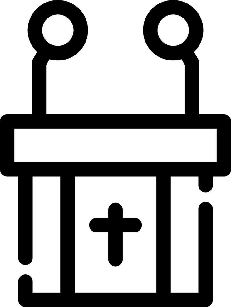 Pulpit Creative Icon Design vector