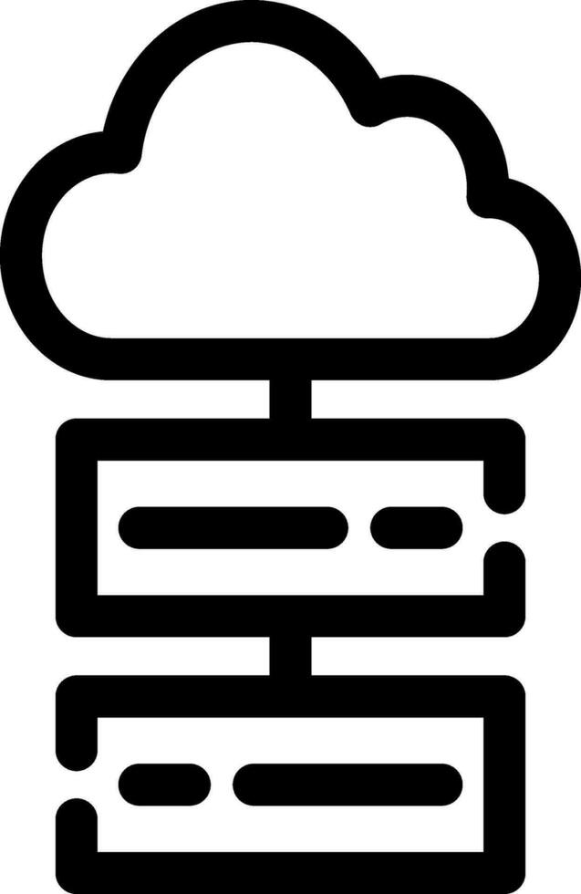 Cloud Storage Creative Icon Design vector