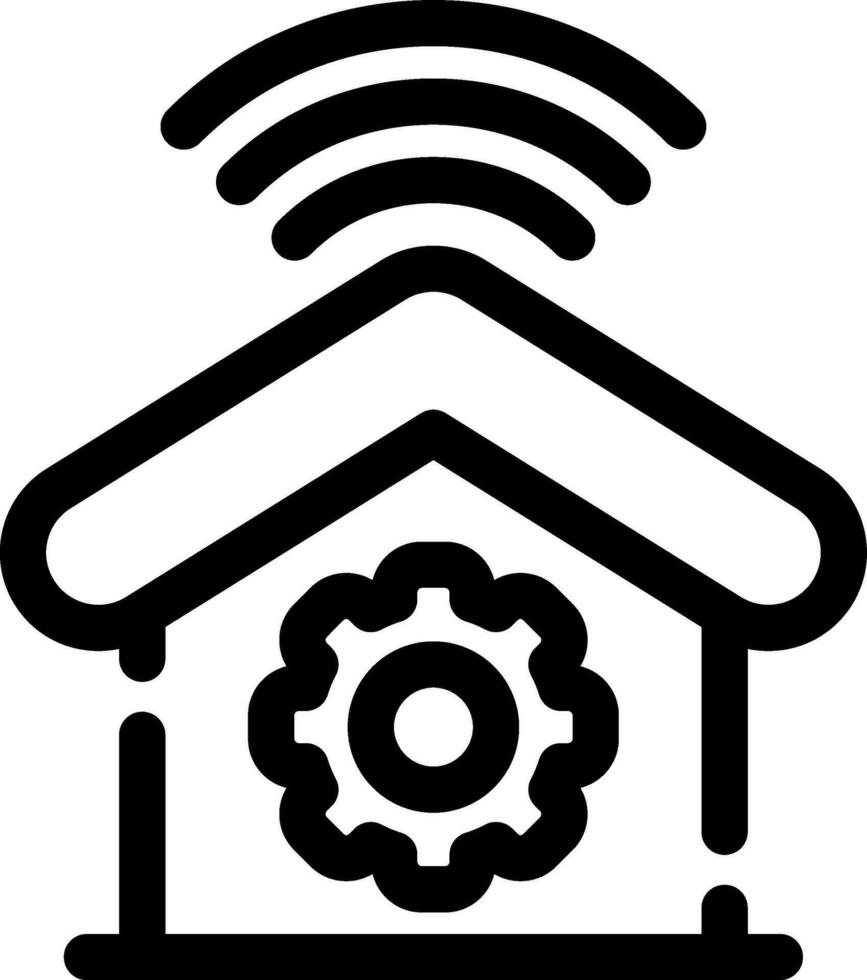 Home Automation Creative Icon Design vector