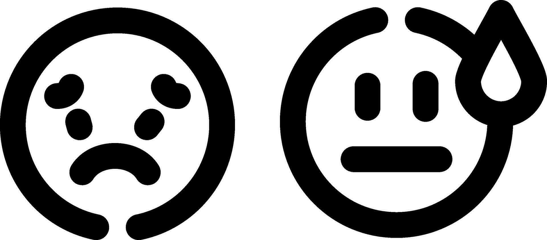Basic Emotion Creative Icon Design vector