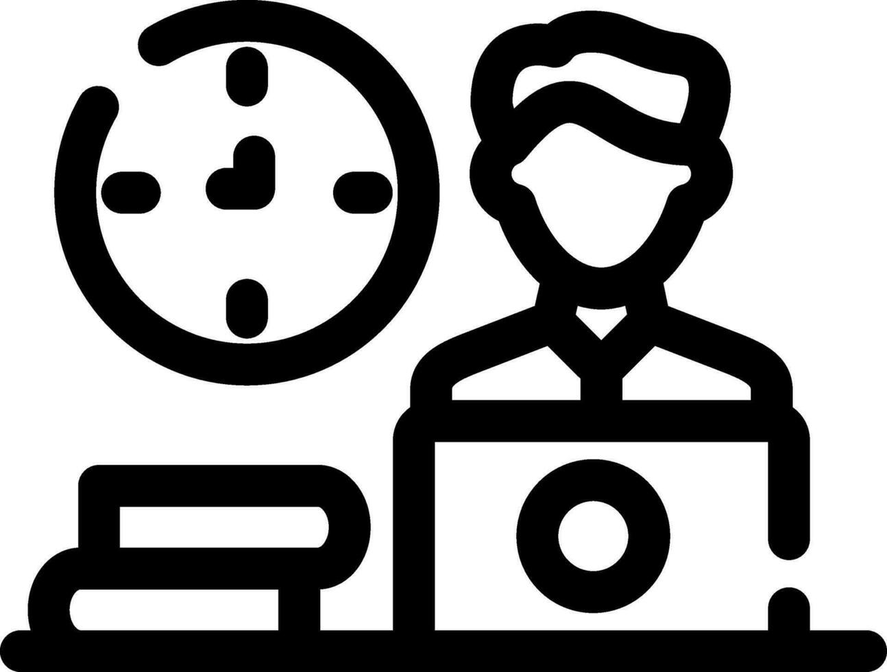Work Habits Creative Icon Design vector