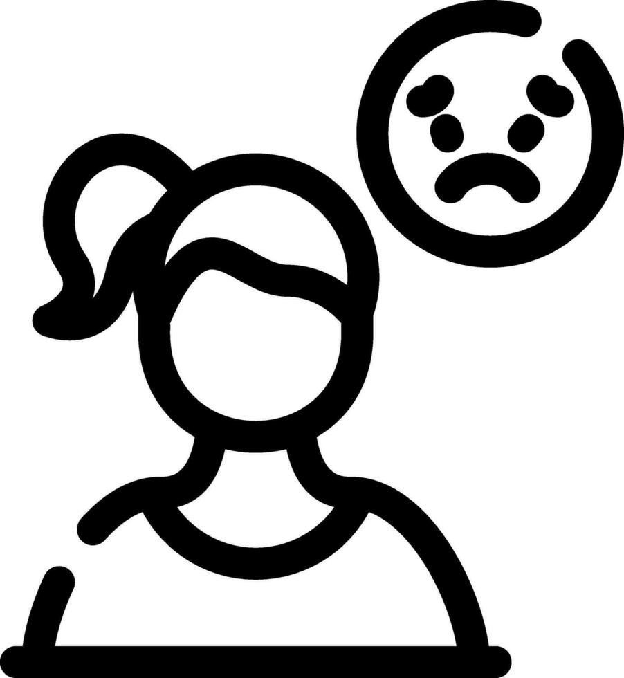 Afraid Creative Icon Design vector