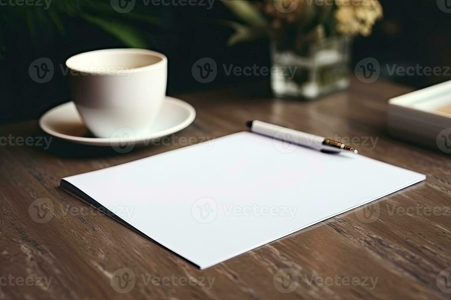 Close up of businessman signing contract. Businessman sitting at table and writing in notepad. Generative AI photo