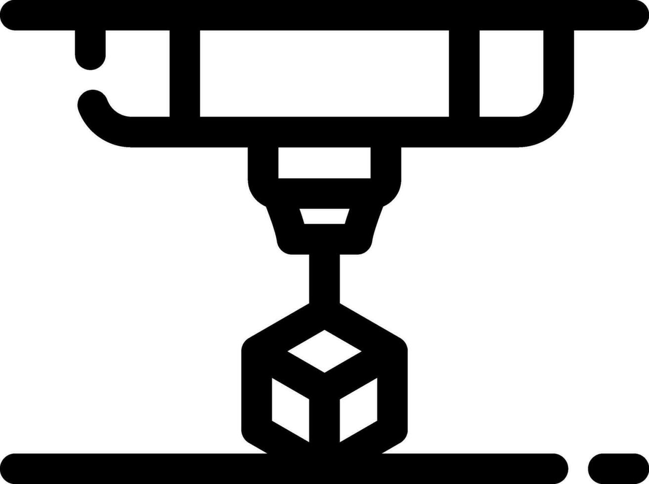 3D Printing Creative Icon Design vector