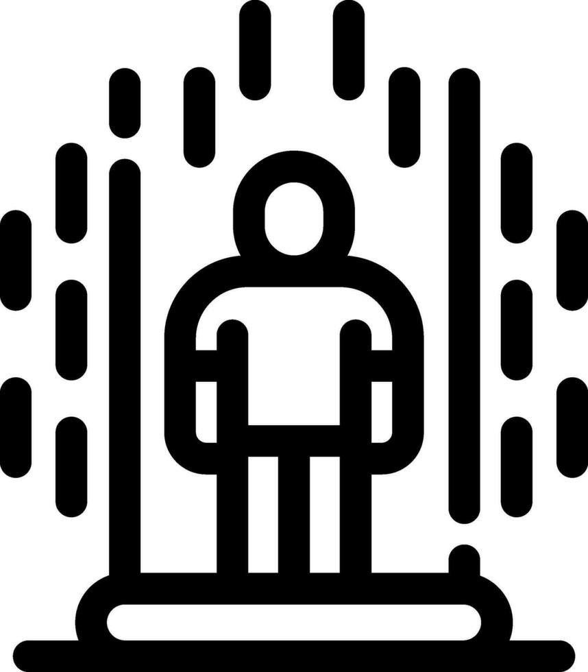 Teleportation Creative Icon Design vector