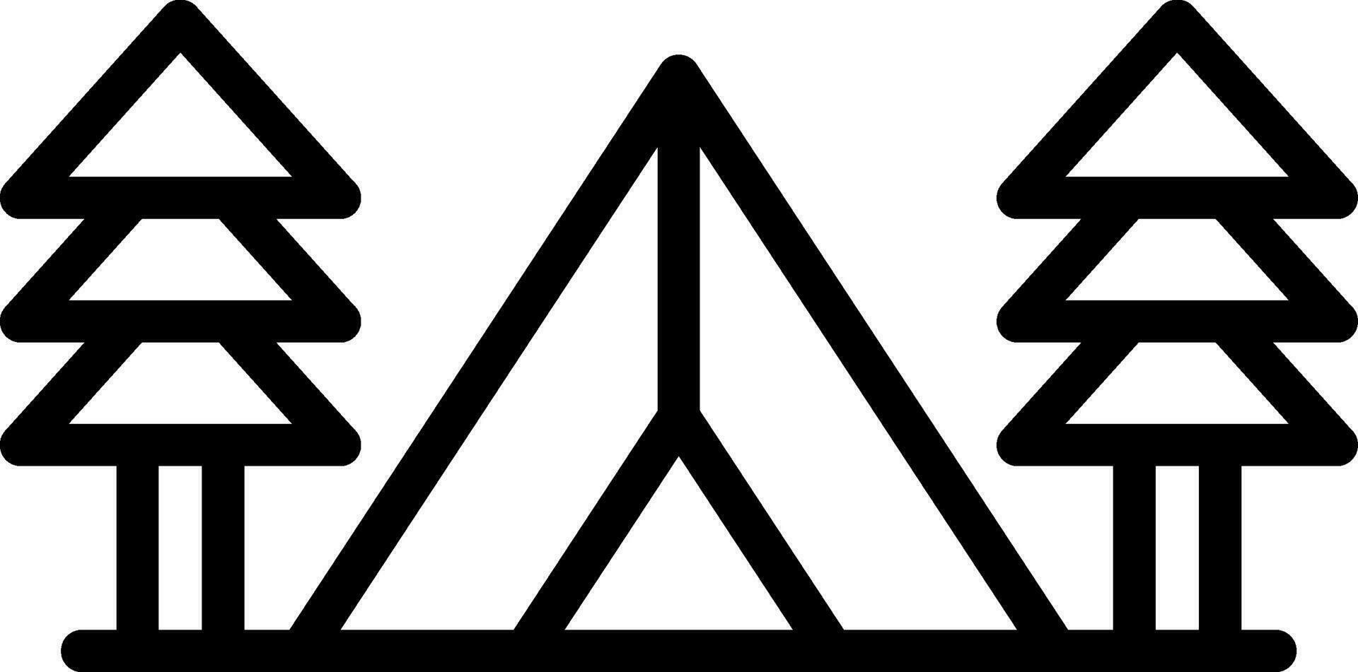 Tent Creative Icon Design vector