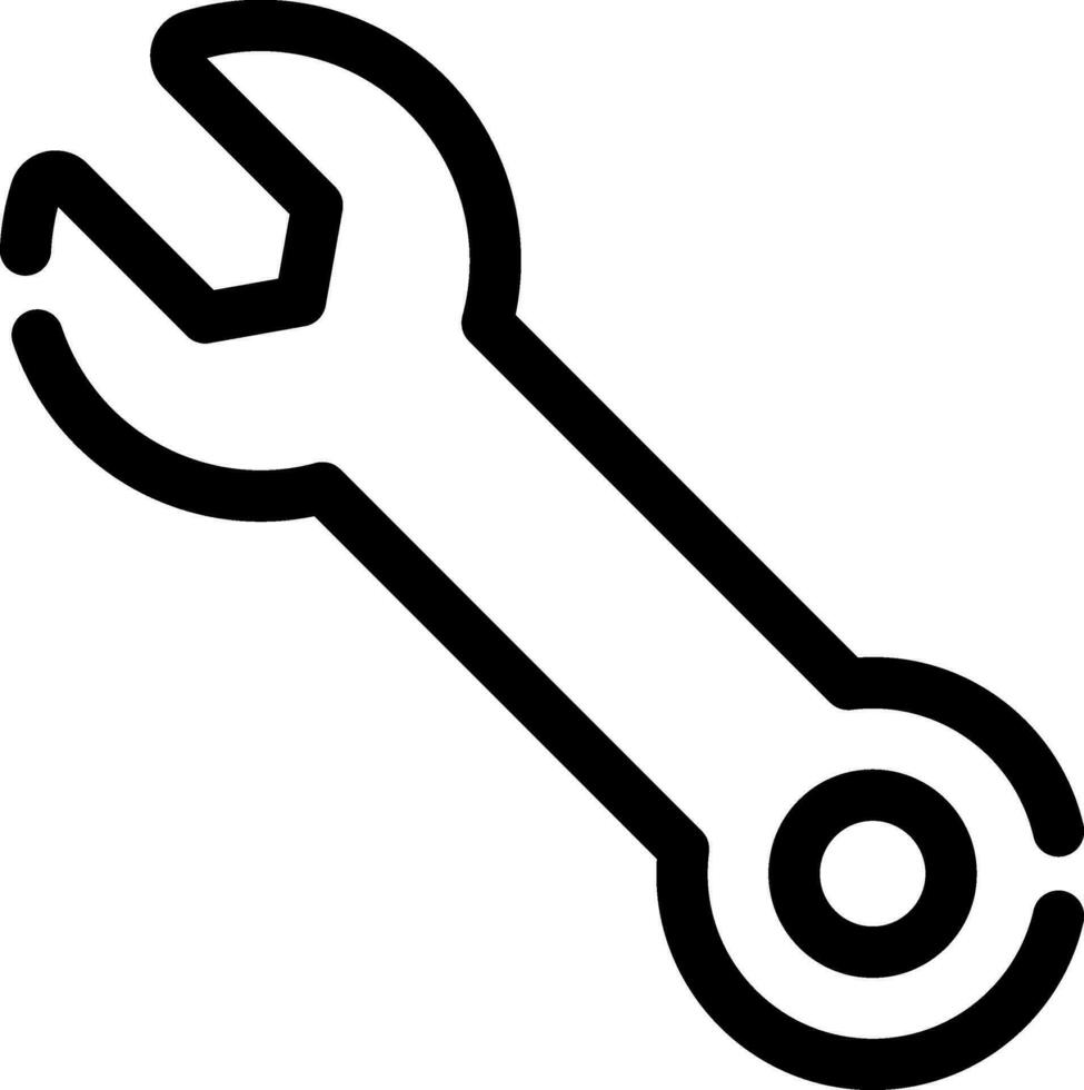 Wrench Creative Icon Design vector