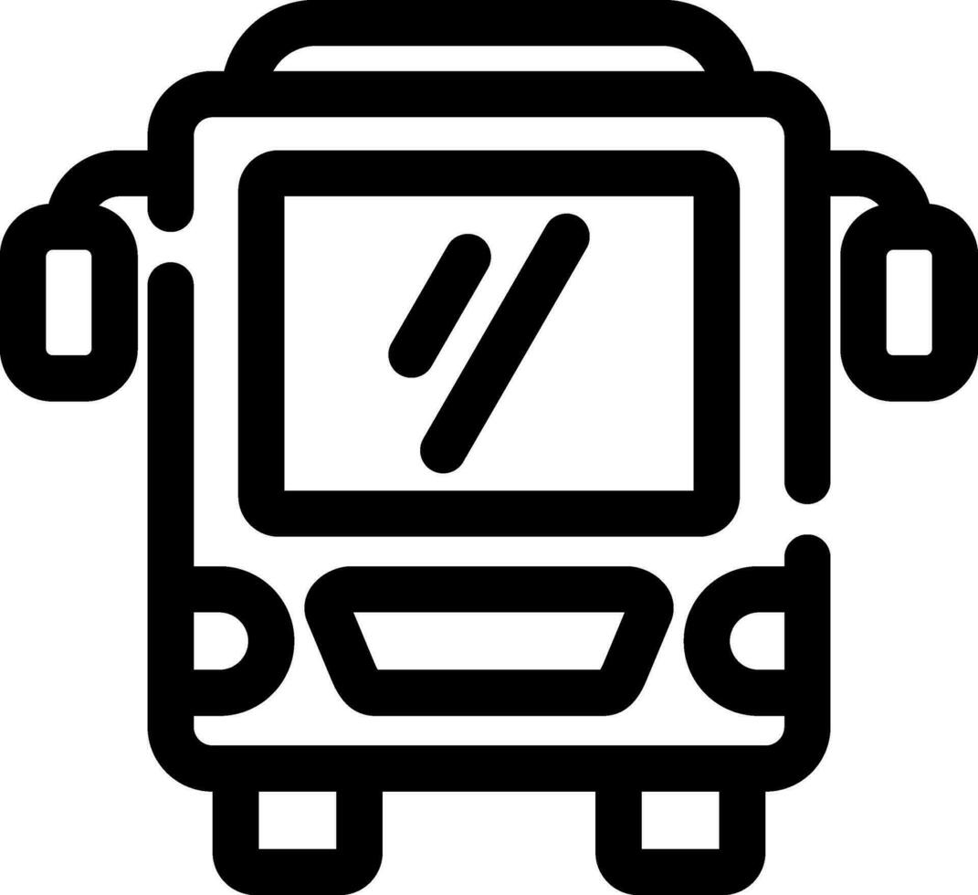 Bus Creative Icon Design vector