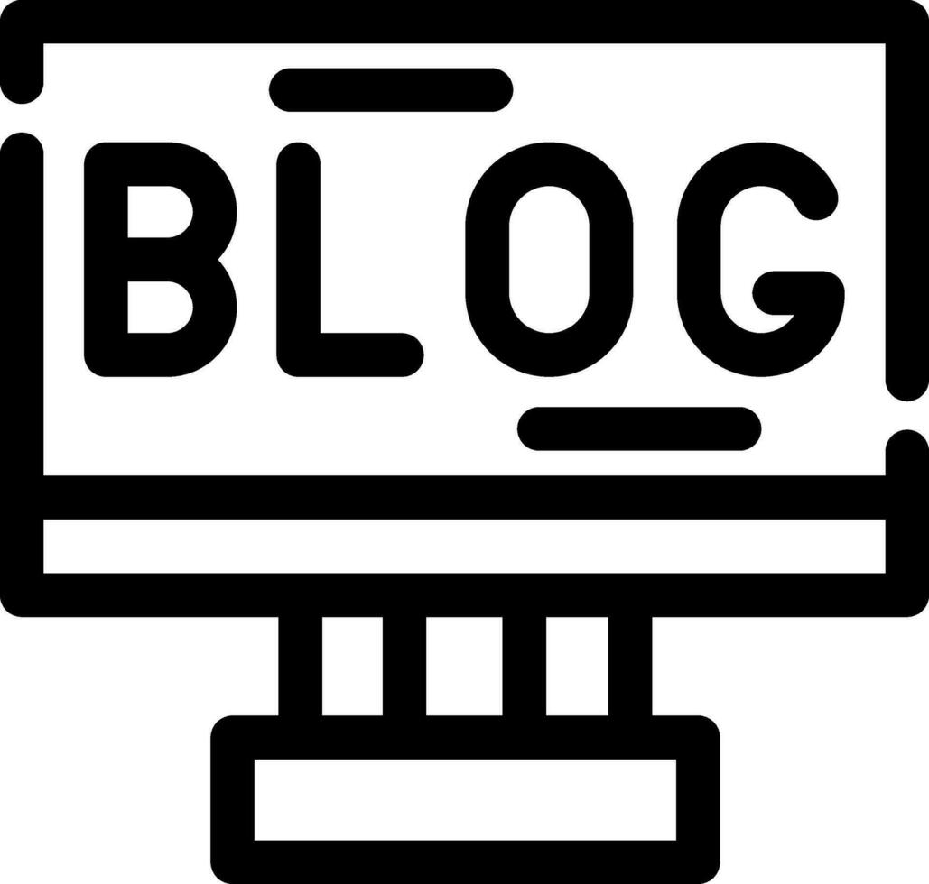 Blogging Creative Icon Design vector