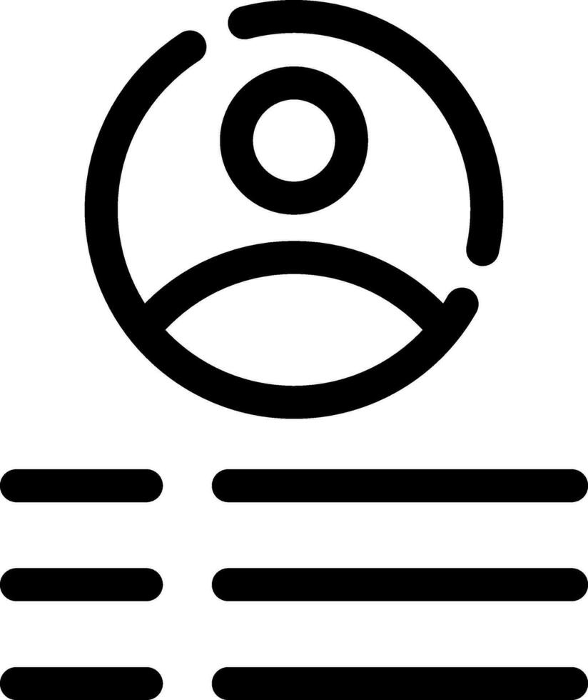 Profile Creative Icon Design vector
