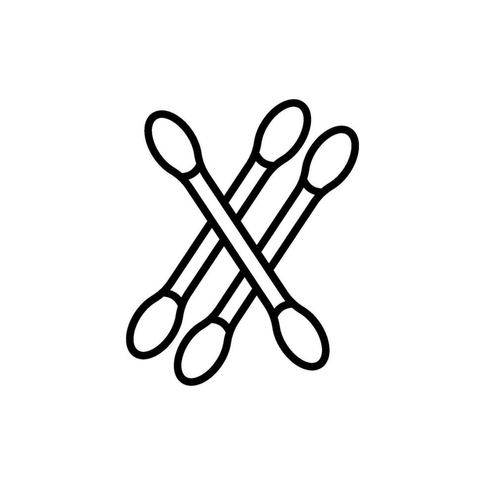 cotton buds icon vector design templates