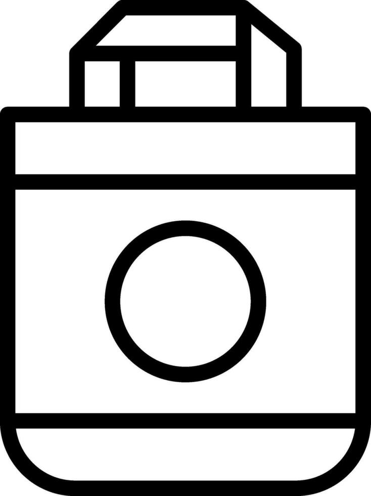 Tote Bag Creative Icon Design vector