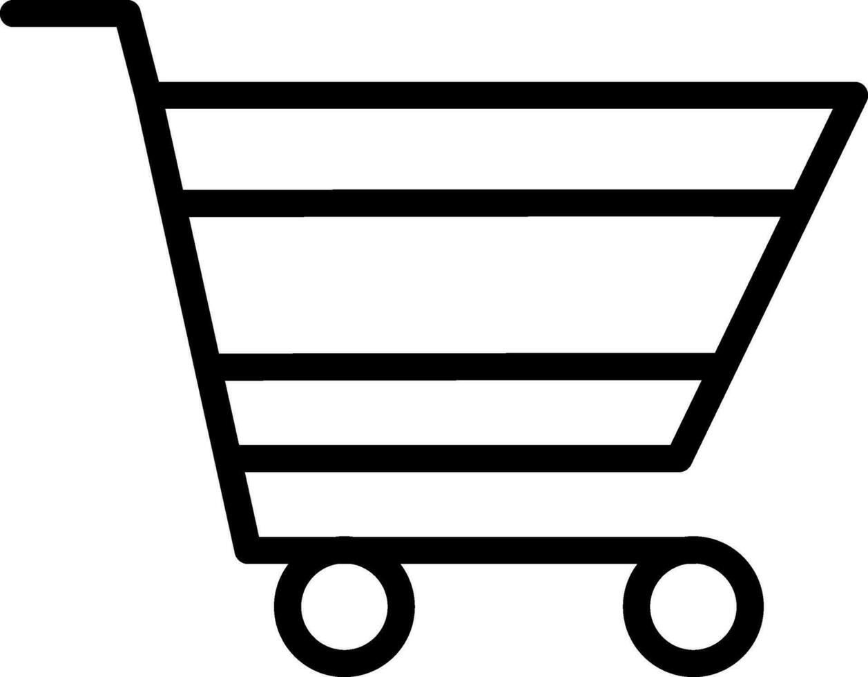 diseño de icono creativo de carrito de compras vector