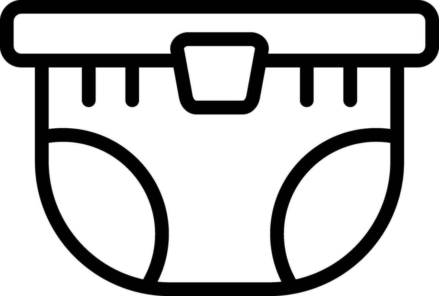 Diapers Creative Icon Design vector