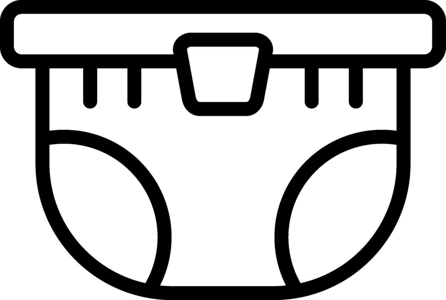 Diapers Creative Icon Design vector