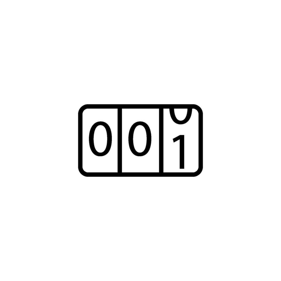 counter icon vector design templates